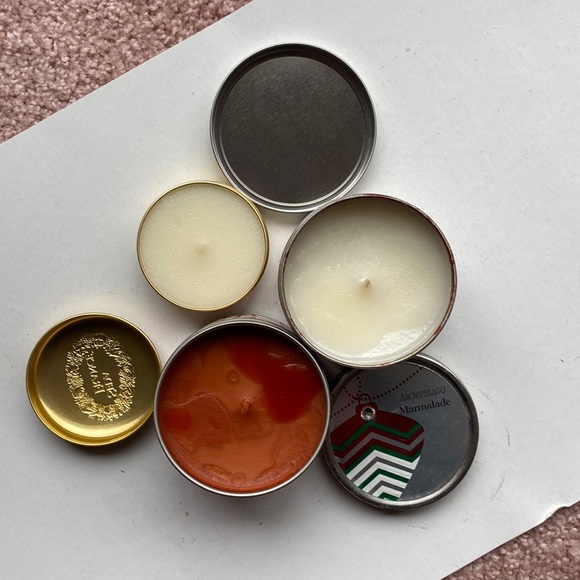 New Archipelago, Archaeology and Seda France highly scented candles in tins. - Picture 1 of 3